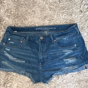 American Eagle Outfitters Ripped Jean Shorts